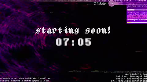 Aurora  Aura online show from February 16, 5:37 am