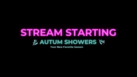 Autum Showers online show from April 4, 3:27 am