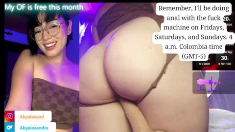 Alexandra followme on instragram abyalexand online show from October 15, 3:36 pm