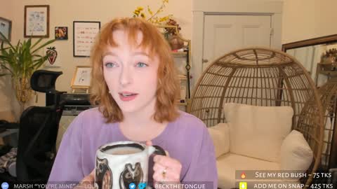 Beck the tongue online show from January 24, 10:41 pm