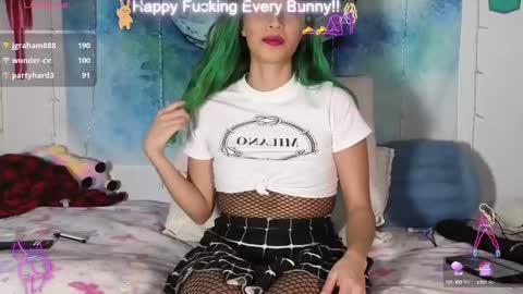 Tokki  bunny  online show from January 9, 1:08 am