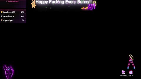 Tokki  bunny  online show from January 8, 1:21 am