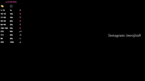 IG imrojita8 online show from October 21, 1:09 am