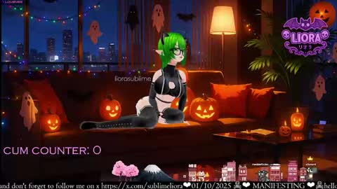 im Liora uwu   online show from October 2, 2:05 am