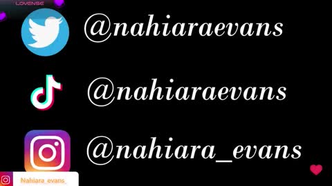 NAHIARA EVANS online show from October 11, 6:18 am