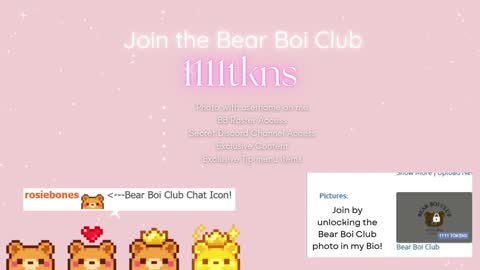 Rosie Bones online show from September 17, 10:19 pm