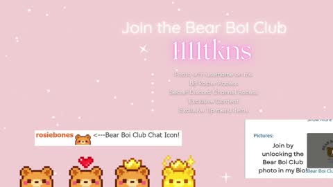 Rosie Bones online show from September 13, 11:02 pm