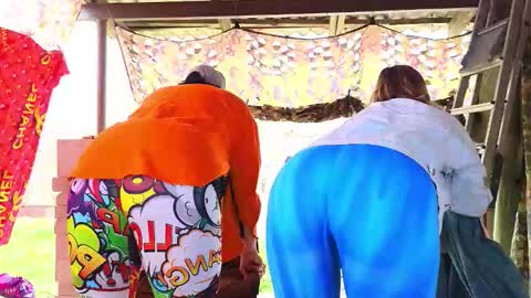 Anna and Sofia  daughter-in-law and mother-in-law while her husband is at work online show from March 23, 8:53 am