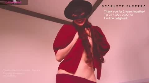 SCARLETT ELECTRA  -  online show from October 10, 3:39 pm