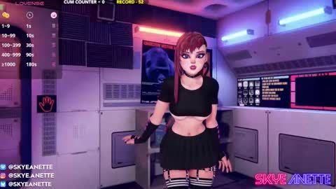 SkyeAnette online show from January 24, 2:07 am