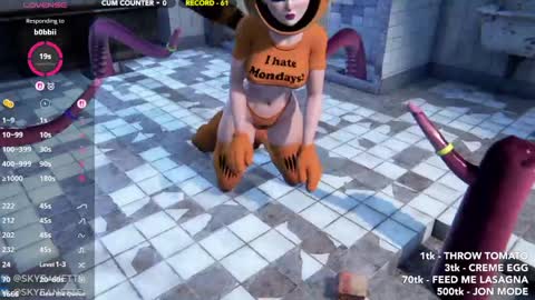 SkyeAnette online show from April 5, 1:37 am