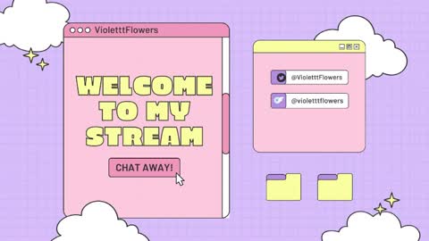 Violet Flowers online show from March 21, 5:07 pm