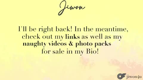 J i w o n   online show from June 7, 9:54 pm