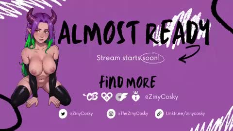 Ziny Cosky online show from June 27, 11:44 pm