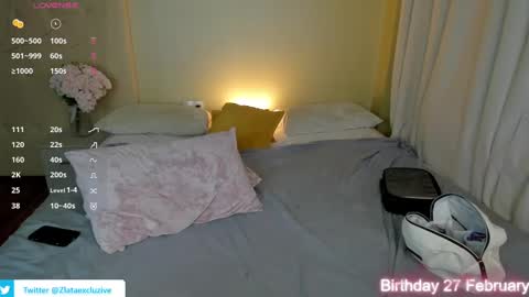 Zlata  Mon Tue Thu Fri Sun Sa GMT 3 0000pm - 0600pm  online show from February 25, 11:15 pm