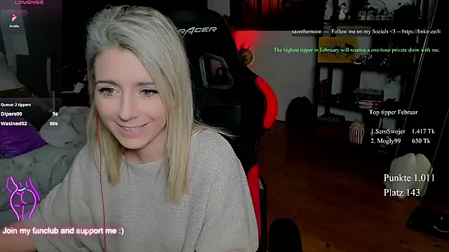 Lisaonthemoon online show from February 5, 9:51 pm