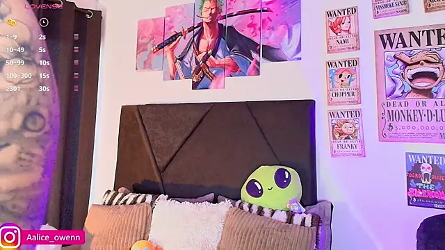 Aliceowenn online show from February 10, 9:07 pm
