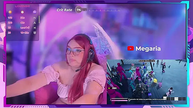 MegariaB online show from February 15, 7:51 am