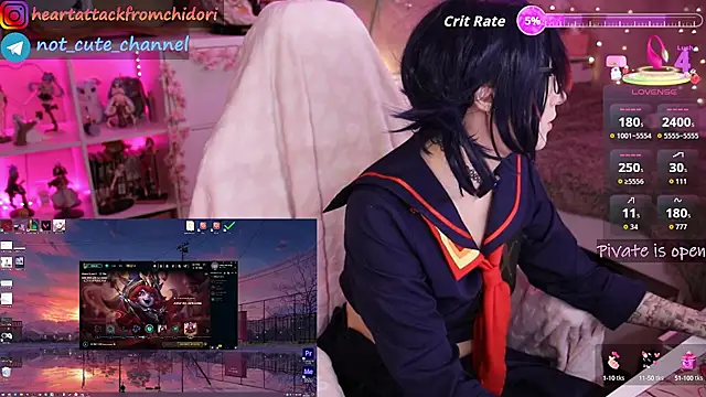 yourcutewaifu online show from September 27, 9:33 pm