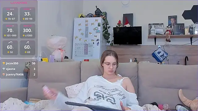 Girl alone home online show from March 1, 3:50 am