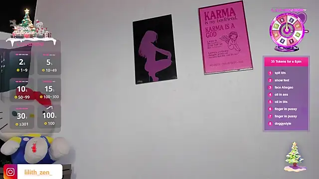 Lilith Zen online show from December 3, 8:33 pm