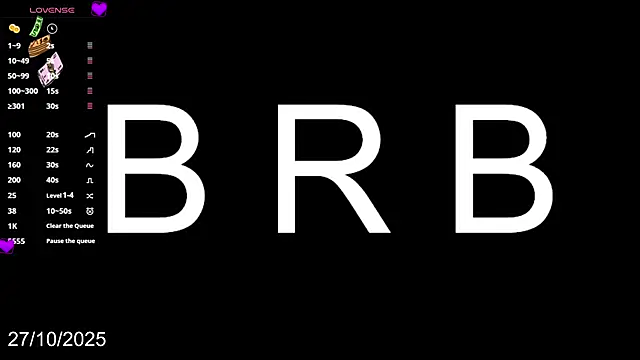 Victtoria Parker online show from October 27, 9:31 pm