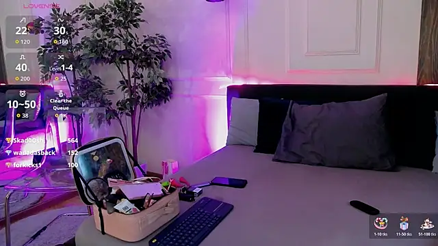 CreamyInkky  online show from November 9, 6:53 am