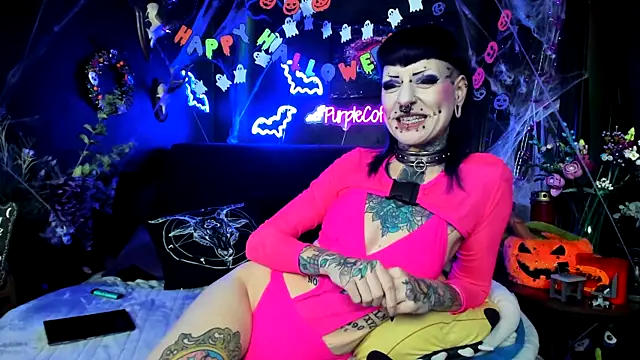 Purple Coffin666 online show from January 10, 8:02 pm