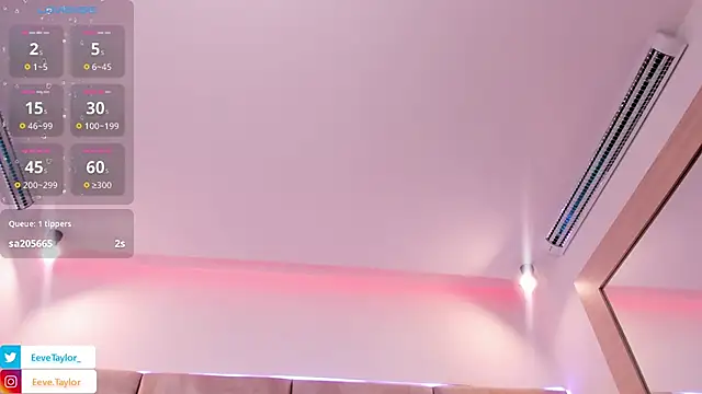 Eevee Taylor online show from October 3, 3:33 am