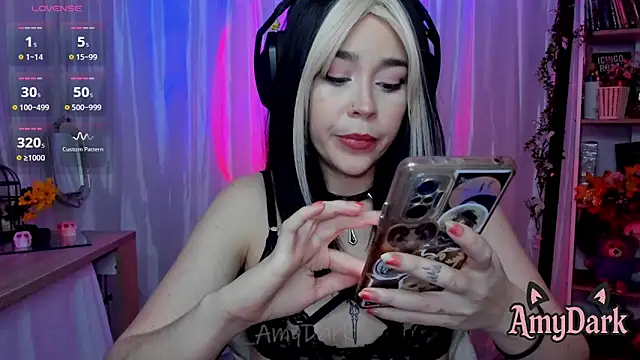  AmyDark online show from November 8, 12:04 am