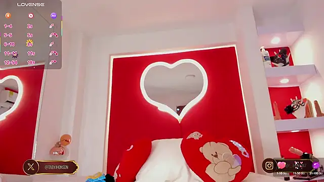 TabyJhonson online show from September 30, 9:30 pm