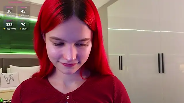 Rina Red online show from January 18, 1:46 am