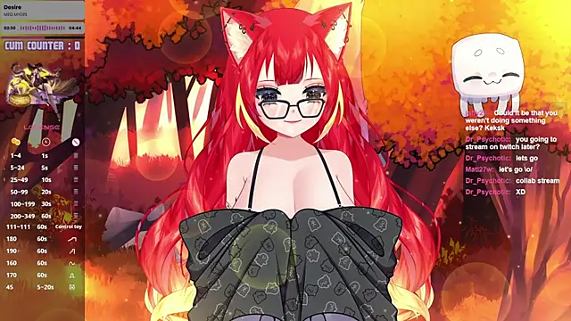 LewdFoxy VT online show from October 7, 2:21 pm