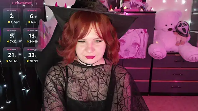 AmyVibess online show from October 31, 8:35 pm