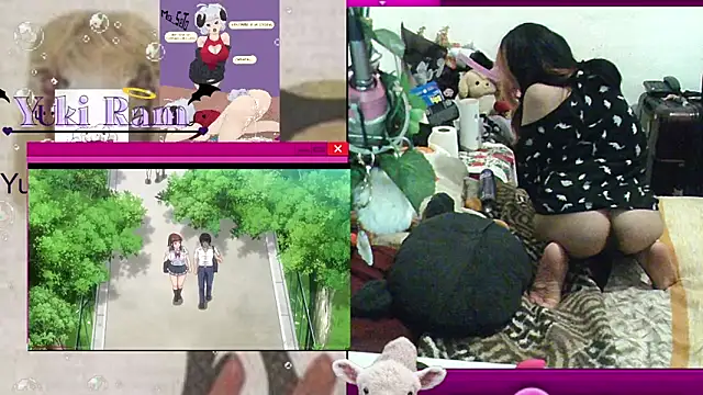 YukiRam online show from January 16, 2:40 am