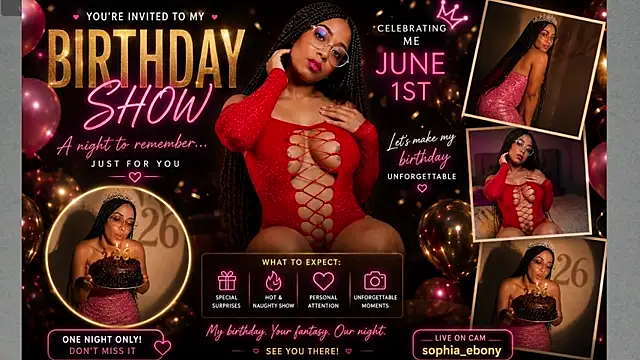 Sophia Ebony online show from May 30, 12:36 pm