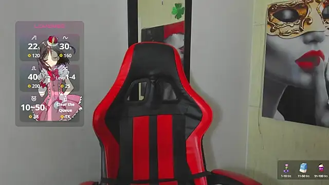 Raven Rouge  online show from September 21, 4:55 am