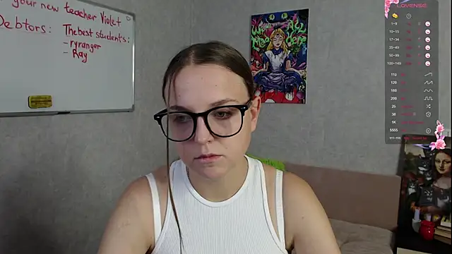 Violetwin online show from October 15, 4:20 pm