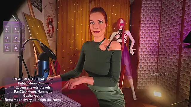 Giantess Eva online show from April 22, 4:04 pm