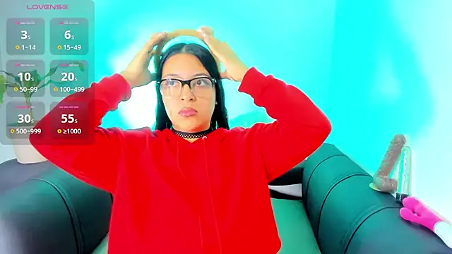 evelisse  online show from January 17, 4:20 am