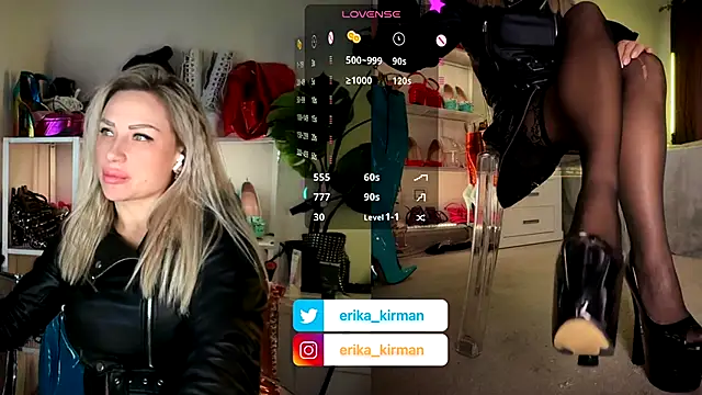 Erika Kirman online show from December 4, 10:50 am