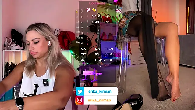 Erika Kirman online show from September 14, 9:29 am