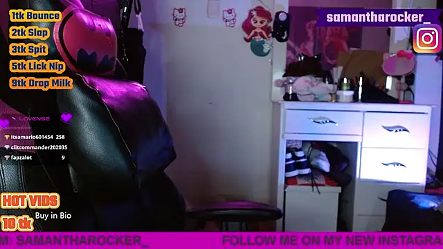 samantharocker5 online show from September 12, 2:24 pm