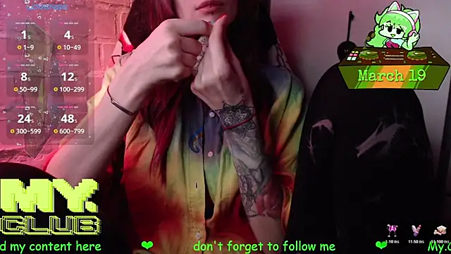 Witch Emma online show from March 19, 9:46 am