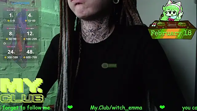 Witch Emma online show from February 18, 7:13 pm