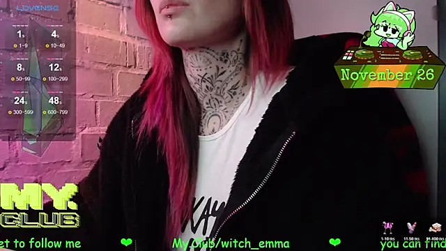 Witch Emma online show from November 26, 7:26 pm